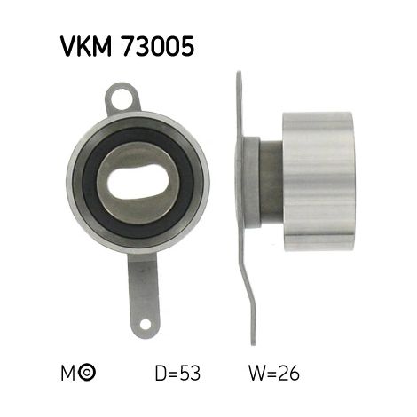 Poulie de tension, courroie crantée SKF VKM 73005 HONDA 14510-P08-003 LHP 100790