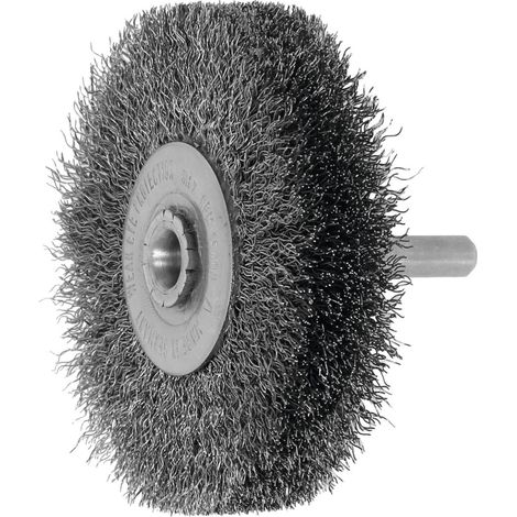 Lessmann Schaft-Rundbürste INOX-Komplett 0,20 mm, Bürsten-⌀xBesatzbreite: 70X16 mm
