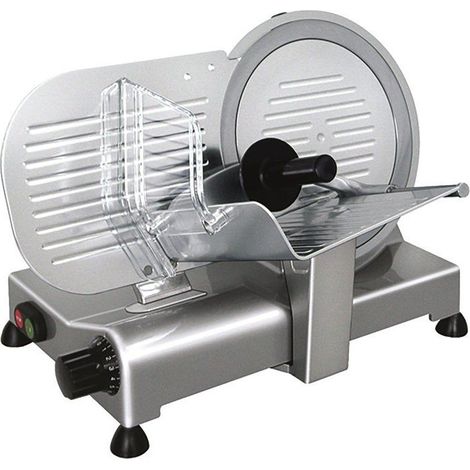 Loncheadora el茅ctrica para carne LE PRATIQUE Pro 140 W, cuchilla de acero inoxidable de 250 mm, plateada (1/4)