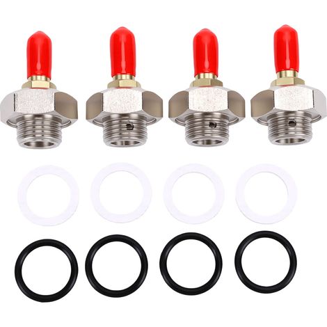 4 bouchons de remplissage de rechange S 118F pour couvercle de réservoir de pulvérisateur en acier au carbone modèle A de 32 oz (1/5)