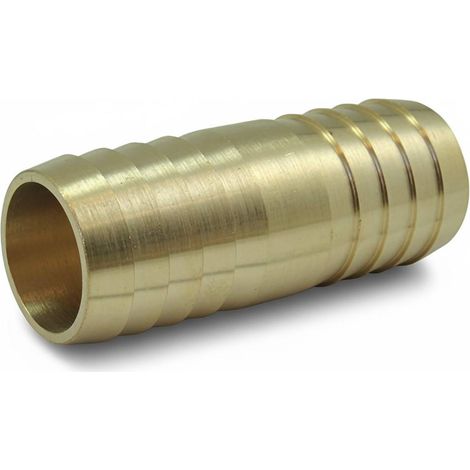 Raccord laiton jonction pour tuyau souple Ø intérieur 21- Ø extérieur 28
