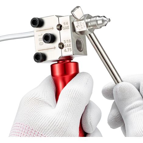 Kit d'outils de flaring pour tubes en cuivre 475mm et 635mm avec outils de déburrage et boîte de rangement pratique (1/5)