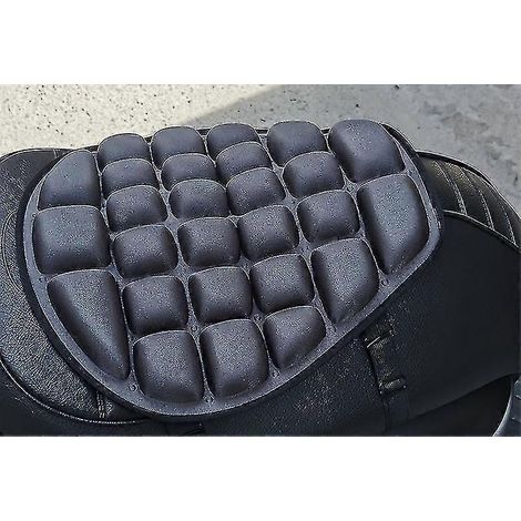 Coussin de siège en gel durable, coussin de selle de moto avec protection solaire, coussin de siège de moto (1/4)