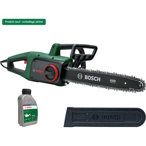 [Produit neuf - emballage abîmé] Tronçonneuse Bosch - UniversalChain 40 (1800W, coupe 40cm , vitesse de chaîne12 m/s) + huile (1/5)