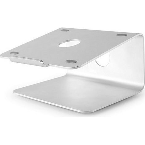 Supporto per Notebook Neomounts regolabile in alluminio, compatibile con schermi da 10 a 17 pollici, peso massimo 5 kg, rotazione a 360�, colore argento, modello NSLS050 (1/5)