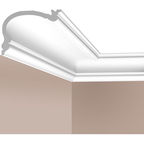 Corniche Multifonction Cimaises et plus C18 - 8,8x12,2x200cm (h x p (1/4)
