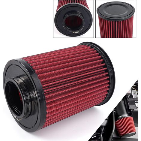 Hot-selling car modification aluminum alloy 70mm air filter E-2993 mushroom head washable air filter - - (1/4)
