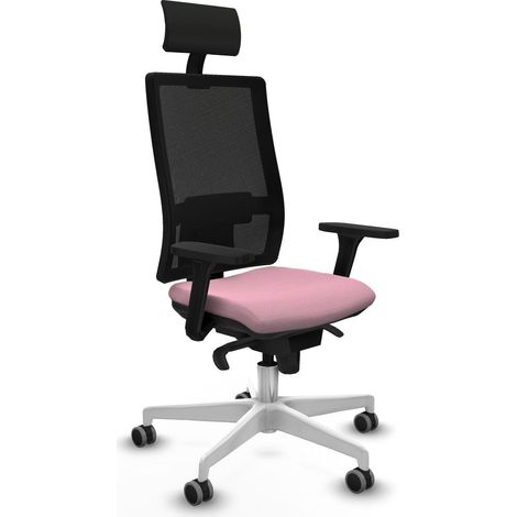 Sedia Ufficio con Poggiatesta Piqueras y Crespo 3D026G1 Rosa (1/5)