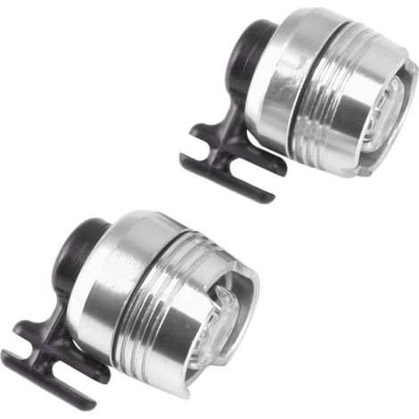 Lot de 2 lampes frontales pour chaussures, 3 modes d'éclairage, étanches IPX5, en alliage d'aluminium léger. (1/5)