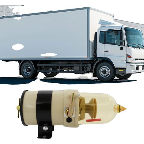 Separatore acqua-carburante, filtro diesel ad alto flusso, design resistente, beige (1/5)