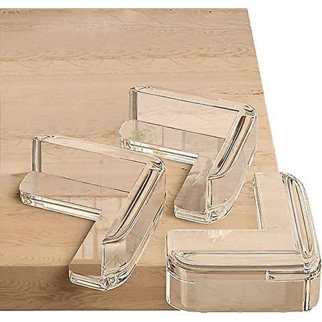 20pcs Protection Coin De Table Bb, Protecteur D'angle De Meuble Transparent, Doux Et Haute Rsilience, Protge Le Bb Des Angles Vifs De La Table (l- (1/5)