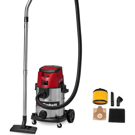 Einhell Akku-Nass-Trockensauger TE-VC 36/25 Li S-Solo Power X-Change (36 V, 25 L Edelstahlbehälter, 150 mbar Saugleistung, inkl. div. Filter und Düsen, ohne Akku) (1/10)