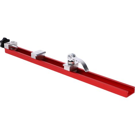 Rail de guidage réglable pour scie circulaire, en alliage d'aluminium, portable, stable et léger, avec verrouillage. (1/5)
