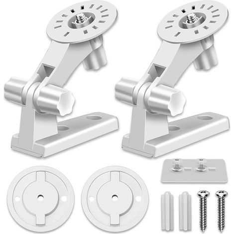 Support mural pour caméra de sécurité avec angle réglable, avec base pour caméra, fixation plafond avec crochet auto-adhésif, rotation à 180°, compatible avec TP-Link Tapo (1/5)