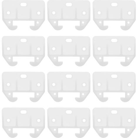 25 Pieces Spare Furniture Cabinets Kitchen Plastic Sliding Support (1/5)