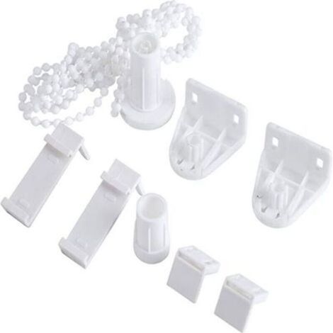 1 Kit Accessoires pour Rideaux et Stores,Fixation pour Store Enrouleur,Accessoires pour Stores Enrouleurs,Enrouleur Perle Ajustabl (1/4)