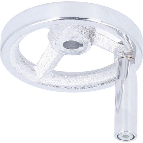 Volant Rond, Utilisation Facile, Volant Polyvalent à 3 Rayons, Trou de Montage de 12 Mm, Poignée Amovible de 12 X 100 Mm pour Fraiseuses (1/5)