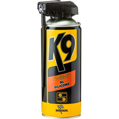 Bardahl K9 - Lubrificante Superiore al Silicone, Spray Impermeabilizzante Trasparente per Plastica, Gomma, Legno e Meccanismi, Inodore e Incolore, Lubrifica e Protegge da Umidità, 400 ml (1/5)