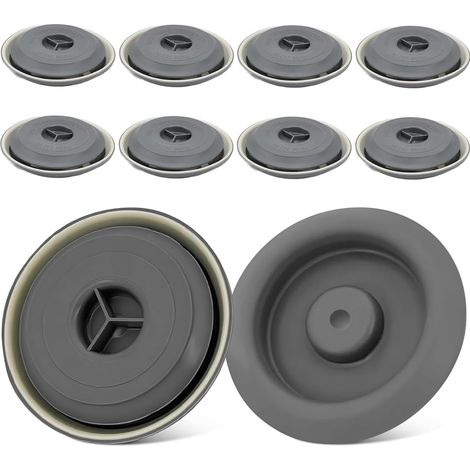 10 pezzi di tappi in gomma ad anello da 40 mm, tappi in gomma impermeabili, tappi stagni per carrozzeria auto, tappi in gomma grigi per fori telaio e bagagliaio