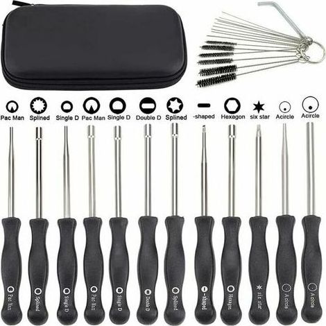 Lot de 12 outils de réglage carburateur avec scredrivers acircle pour petit moteur 2 temps pour Husqvarna pour tronçonneuse (1/4)