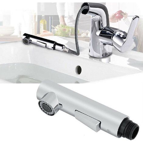 TrAdE Shop Traesio - Doccetta Per Da Cucina Ricambio Rubinetto Miscelatore 2 Modalità Di Getto ½" - (1/5)
