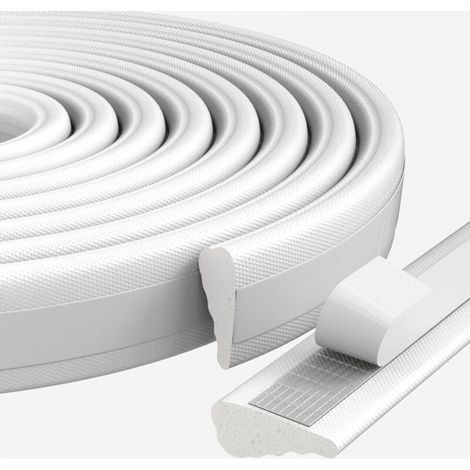 Joints d'étanchéité blancs pour portes et fenêtres, 3 mètres chacun, joints insonorisants et coupe-vent, joints en mousse. (1/5)