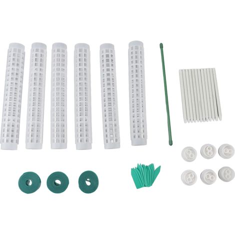 Juego de 6 soportes apilables de plástico para plantas trepadoras Monstera, de 25 cm (10 pulgadas), para plantas en maceta de interior y exterior. (1/5)
