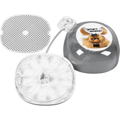 Incubateur automatique 12 œufs avec retourneur d'œufs intégré. Idéal pour l'incubation de petits œufs de poule, caille, canard et autres oiseaux. Vue à 360°. Prise UE 220 V. (1/5)