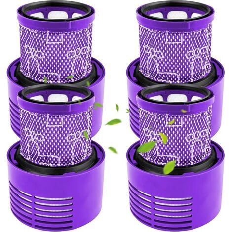 4er-Pack Filter kompatibel mit Dyson V10, Staubsaugerzubehör, Zyklon-Ersatzteil für waschbare Staubsauger, Total Clean (1/5)