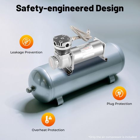 YISSALE-Luftkompressor für Kraftfahrzeuge Hochleistungs-Luftfederkompressor 200PSI (1/5)