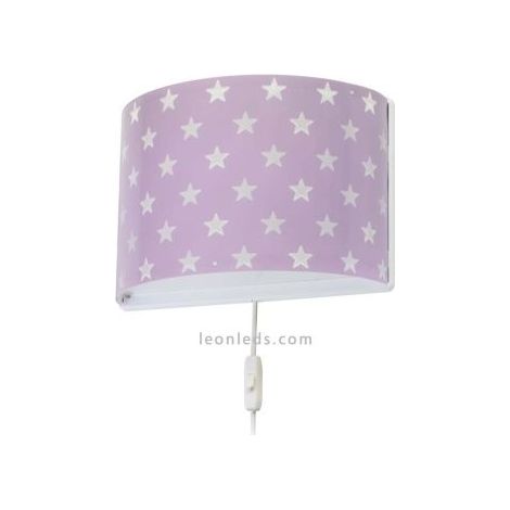 Dalber Aplique con interruptor infantil Malva Stars (1/5)