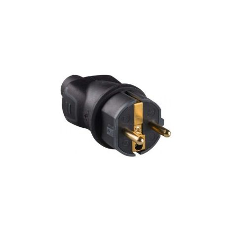 Presa professionale, 3680 W, 230 V, nero - legrand 050196 - Spina 2P+T - 16 A - Spine e prese mobili. (1/2)