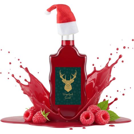 Bouteille cadeau FALA 500 ml en verre pour liqueur, avec étiquette et bouchon