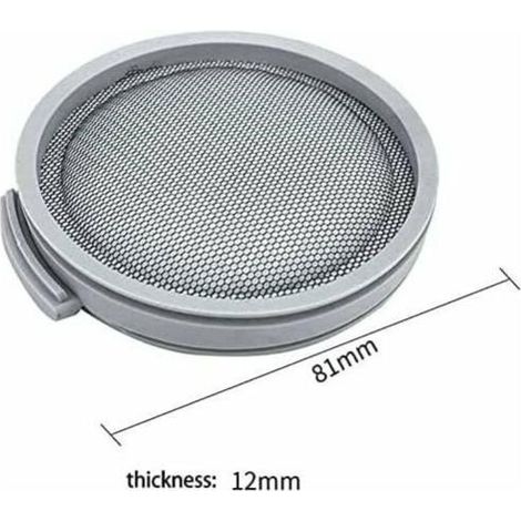 Pack de 2 filtres pour élément filtrant aspirateur robot Roborock H6 SCWXCQ01RR (1/3)