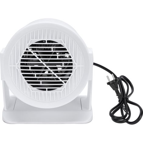 Radiateur à chauffage rapide Anti-basculement Prévention de la surchauffe Angle réglable 400 W Portable Bureau pour la maison Chevet Prise UE 220 V (1/5)