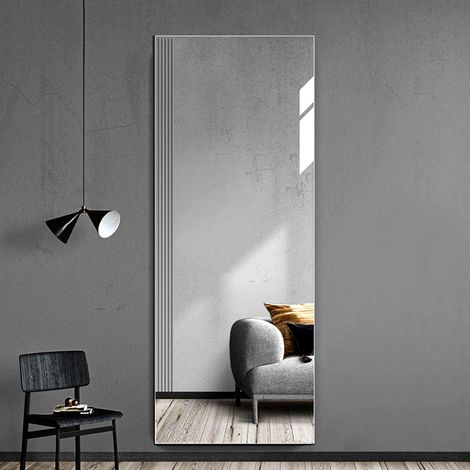 Miroir autocollant mural (30 x 120 cm, 1 pièce), épaisseur 2 mm, acrylique (1/5)