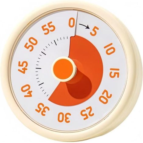 Minuteur Visuel Coloré pour EnfantsOutil de Gestion du Temps, Design Attrayant, Facile à Utiliser et Portable, Idéal pour Études, Activités et Cuisine (1/5)