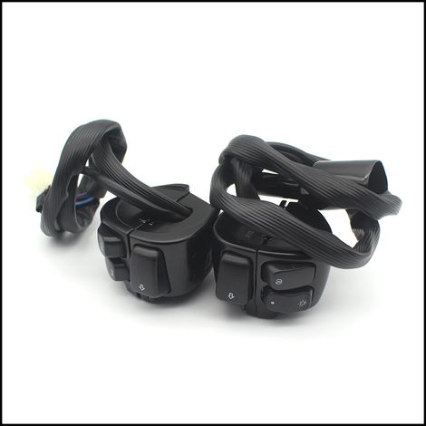 Modification for Harley-Davidson 883 Cruiser motorcycle: handlebar switch, horn, low/high beam switch, 25 mm inner diameter