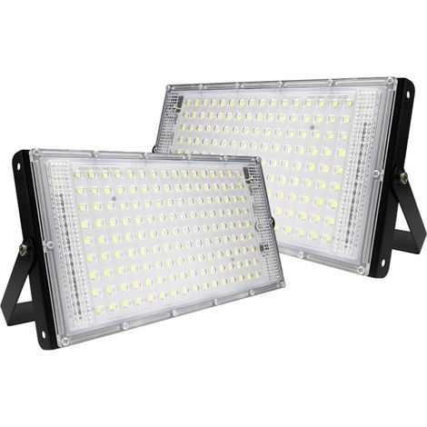 Projecteurs LED d'extérieur, 2 pièces 150W éclairage LED extérieur Jardin projecteur projecteur LED réflecteur lampadaire éclairage paysager pour Cour, Parking, Patio, Aire de Jeux (1/5)
