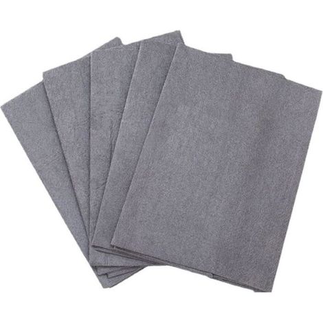 5 chiffons de nettoyage en microfibre, épais et ultra-absorbants, 30 × 30 cm, pour cuisine, salle de bain et vitres (1/4)