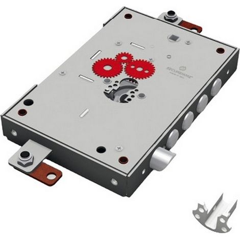 1PZ SERRATURA TRIPLICE PER PORTE BLINDATE SX REVERSIBILE interasse mm.37 Art. 2