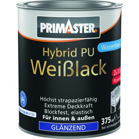 Primaster Hybrid PU-Weißlack weiß glänzend 375 ml Lack