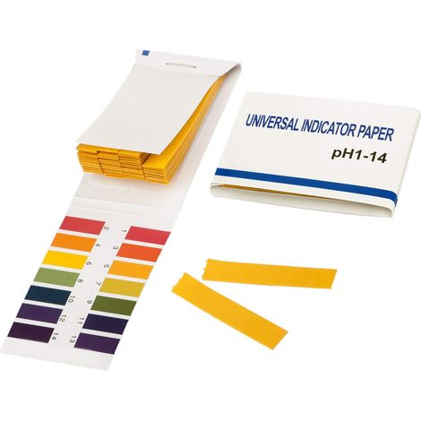 Carnet Test PH 80 Bandelettes Indicateur 1 14 Test acidité large gamme, eau sol liquide, livret portable, laboratoire éducatif maison (1/5)