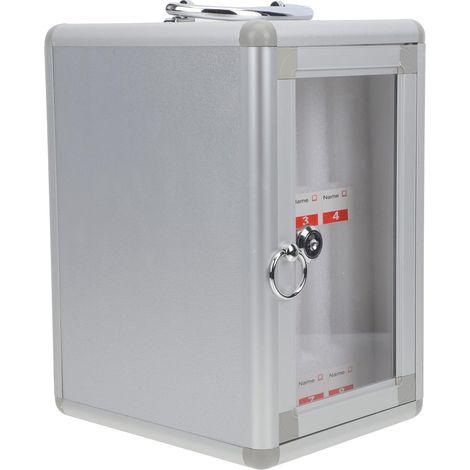 Filiyano-Armoire de rangement pour téléphone portable avec serrure, 8 compartiments, 165 x 200 x 265 mm, rangement sécurisé pour téléphone. (1/5)