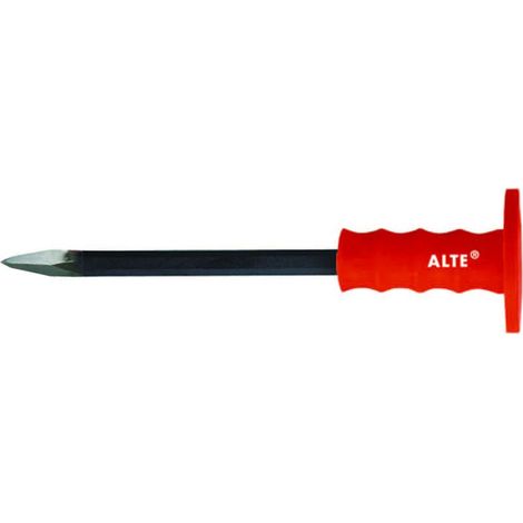 Scalpello Da Muratore A Punta Con Paramano - ø mm.16x300 - 6 pz