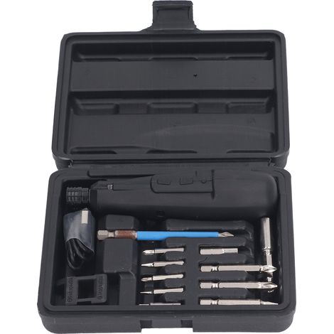 Tournevis électrique rechargeable à batterie lithium, automatique/manuel, boîte à outils électrique pour la maison/le bureau, tournevis électrique à tige droite (1/5)