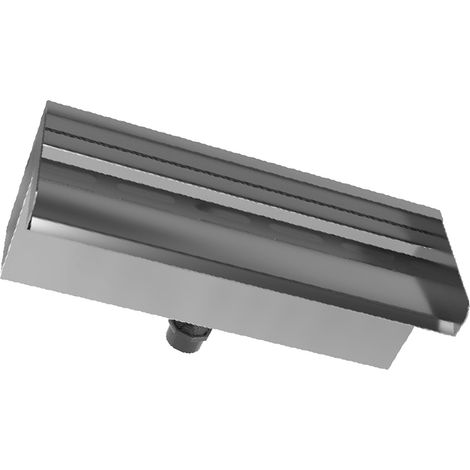 Auslauf aus Edelstahl 304 mit Anschlussstück, kaskadenförmiger Wasserstrahl für Gartenbrunnen, Landschaftsgestaltung oder Schwimmbecken, 400 mm / 15,7 Zoll (1/5)