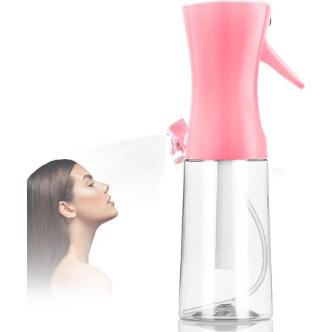 Flacon Pulvérisateur - 1 Unité - PET Sans BPA - Brume Fine Continue - Cheveux Plantes Animaux - 200ml Transparent (1/5)