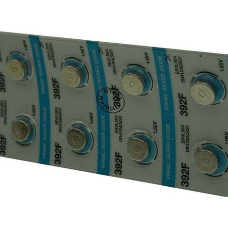 Pack de 10 piles Vinnic pour JIS SR41 (1/2)