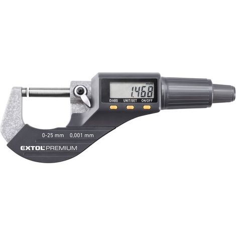 Micrometro digitale EXTOL Premium, 0-25 mm 8825320